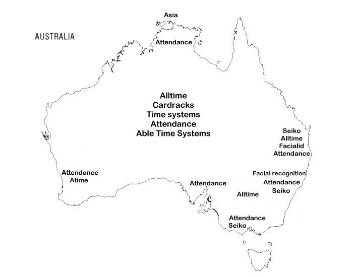 map australia
